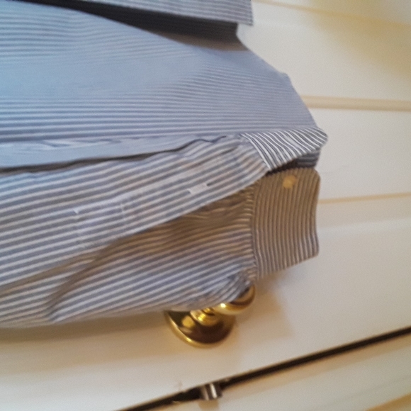 Chaps blue/ white shirt ready care size large - Picture 4 of 6